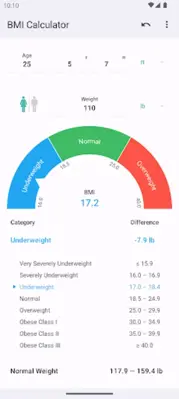 BMI Calculator android App screenshot 0